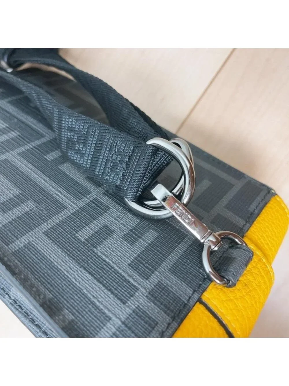 Fendi Zucca Shoulder Bag Smartphone Pouch